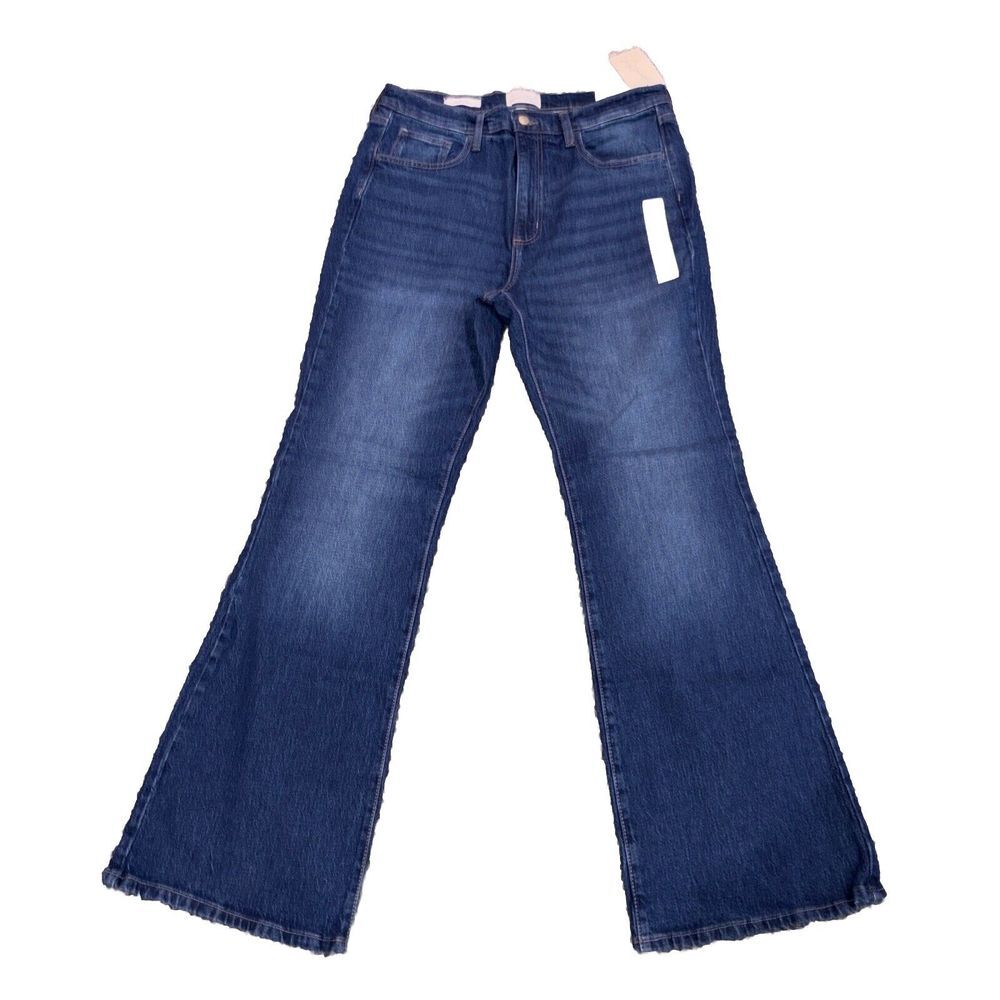 Women's High-Rise Flare Jeans - Universal Thread™ Medium Wash 12 32"X 32"